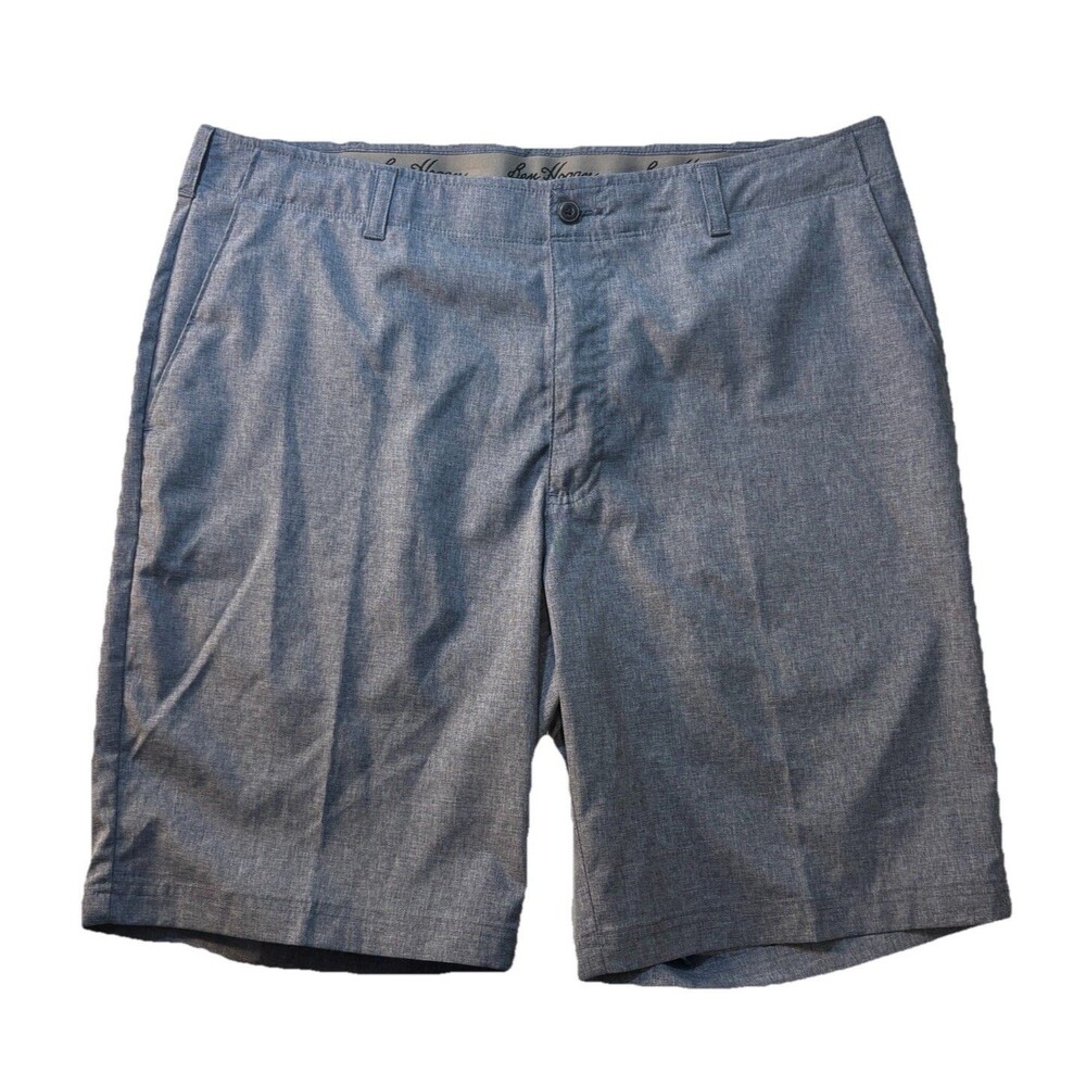 Ben Hogan Golf Shorts Mens Size 38 Gray Performance Lightweight Flat Front NEW